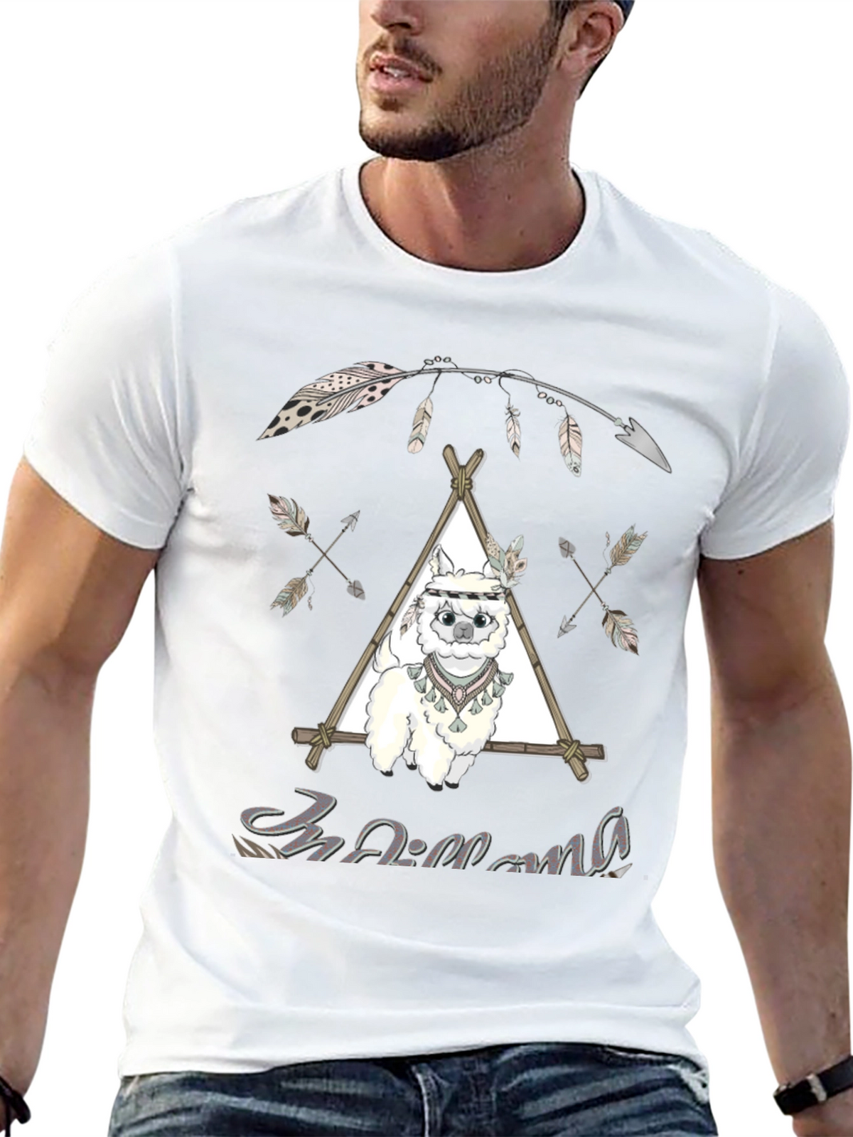 Llama Teepee T-Shirt