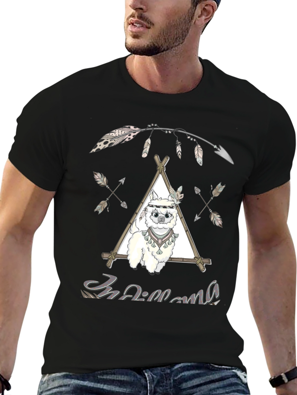 Llama Teepee T-Shirt