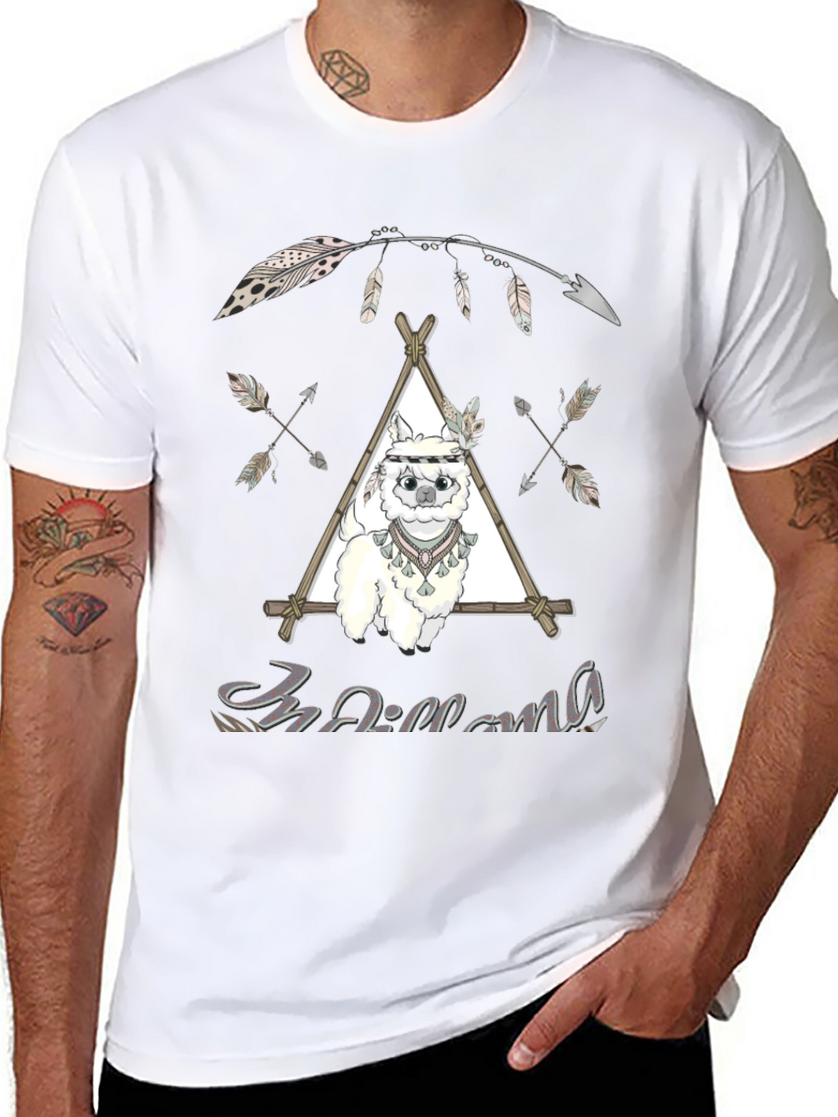 Llama Teepee T-Shirt
