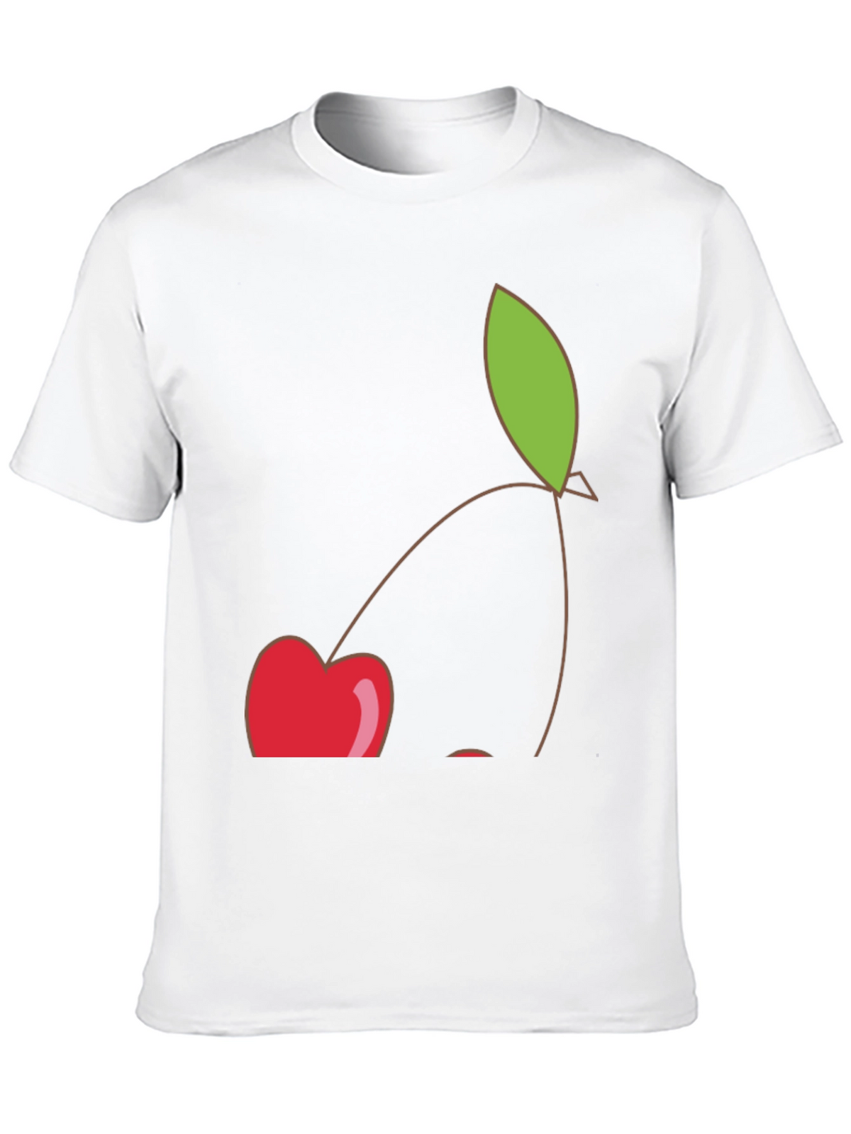 Cherry Graphic Black T-Shirt - Casual Style
