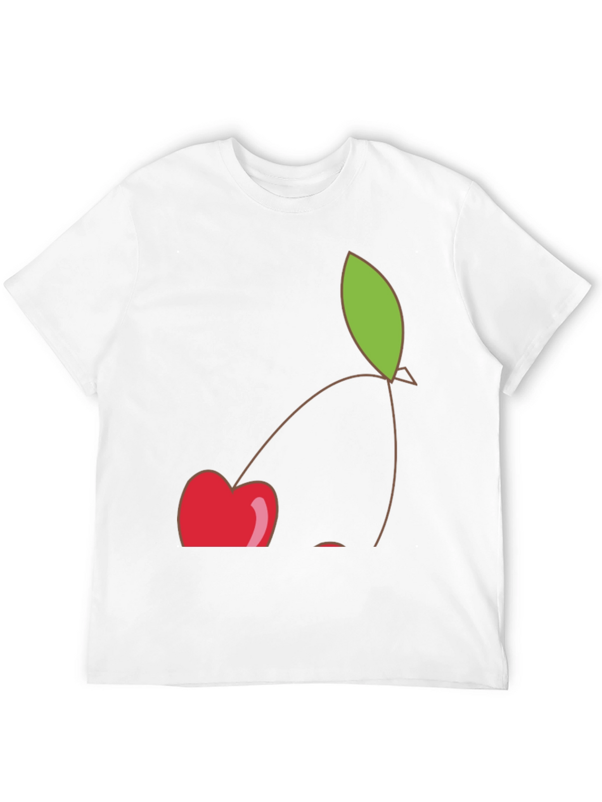 Cherry Graphic Black T-Shirt - Casual Style
