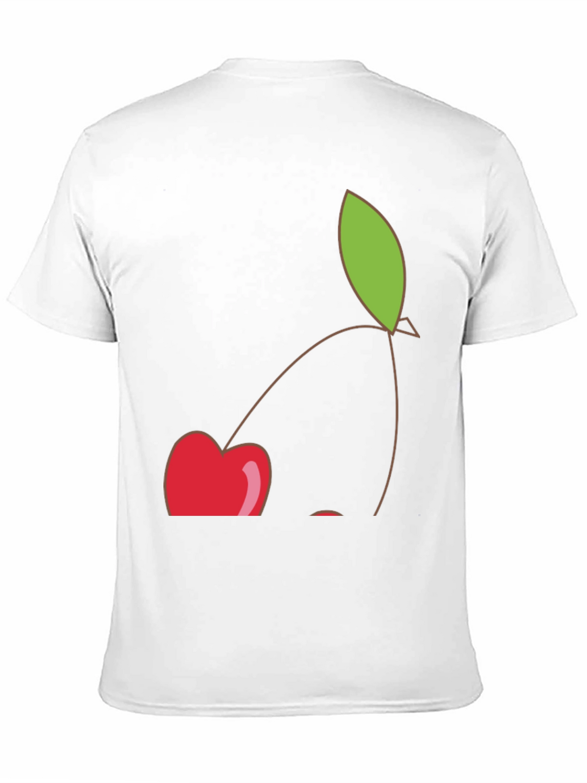 Cherry Graphic Black T-Shirt - Casual Style