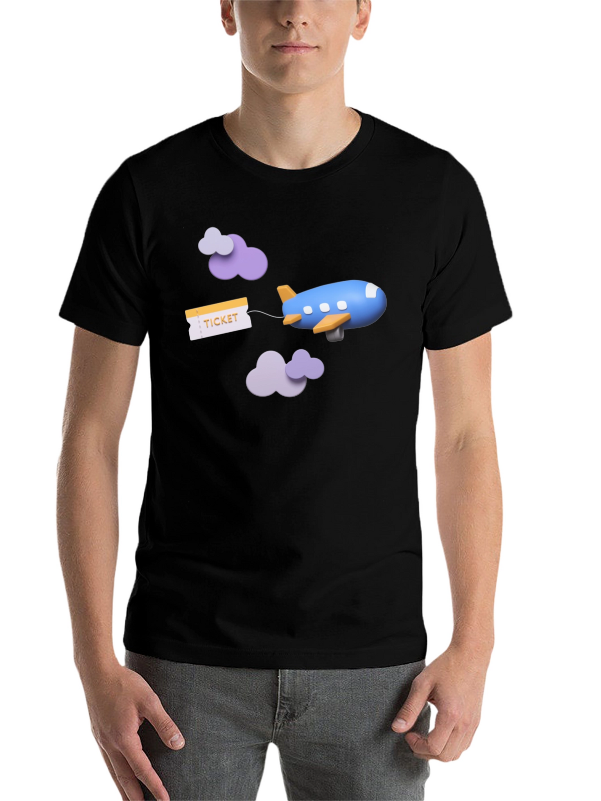 Travel Ticket Airplane T-Shirt