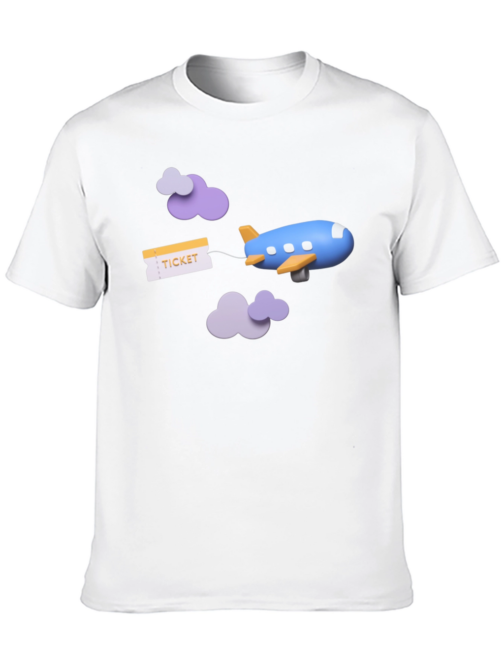 Travel Ticket Airplane T-Shirt