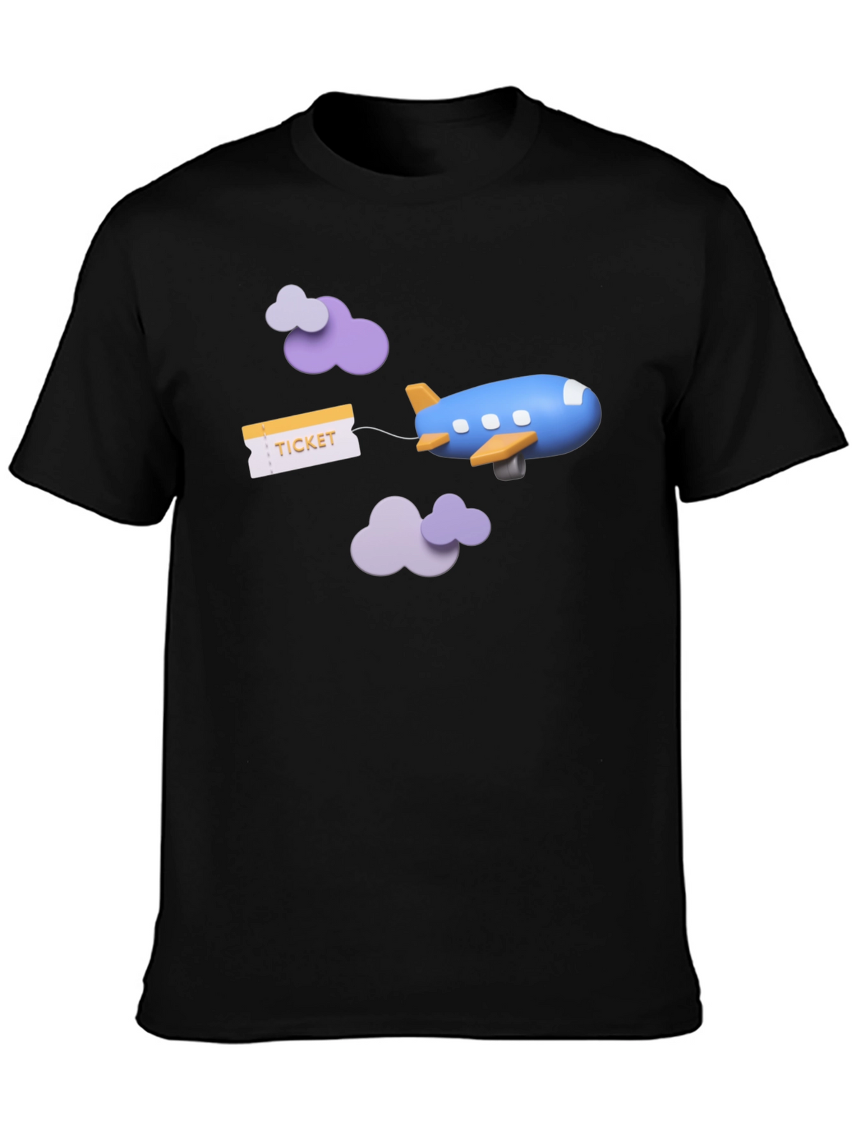 Travel Ticket Airplane T-Shirt