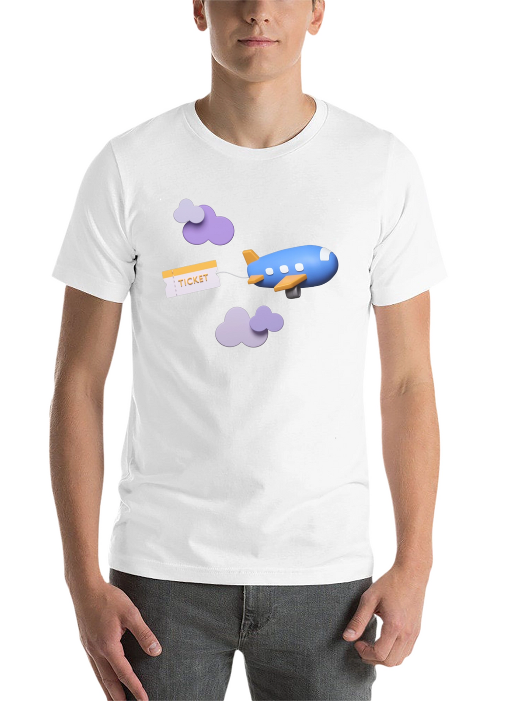Travel Ticket Airplane T-Shirt