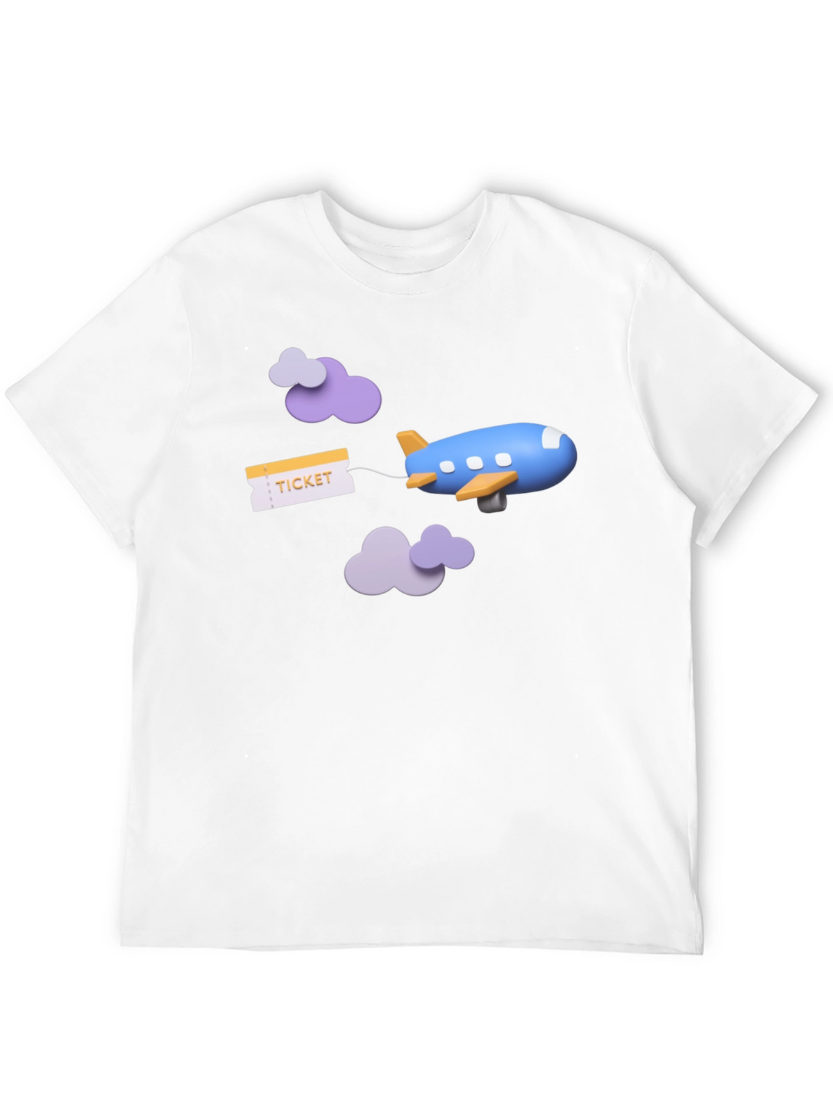 Travel Ticket Airplane T-Shirt
