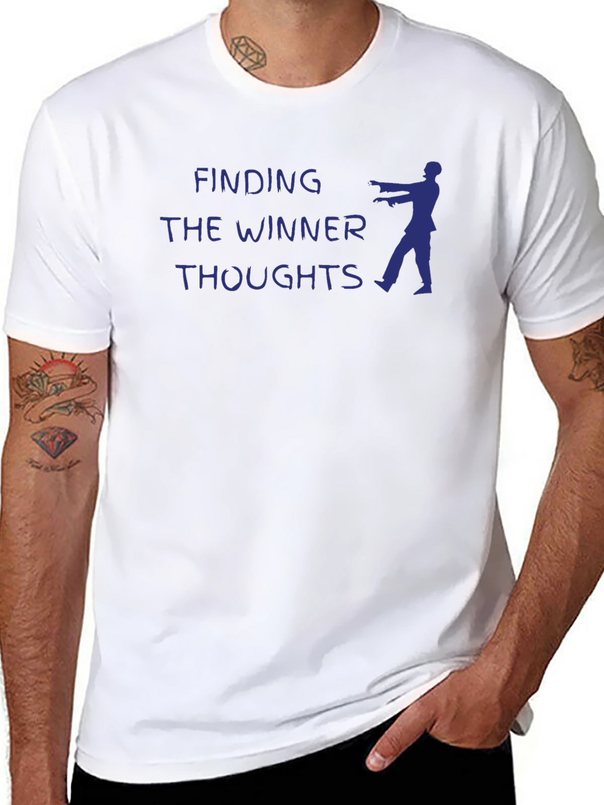 Finding The Winner Thoughts Graphic T-Shirt