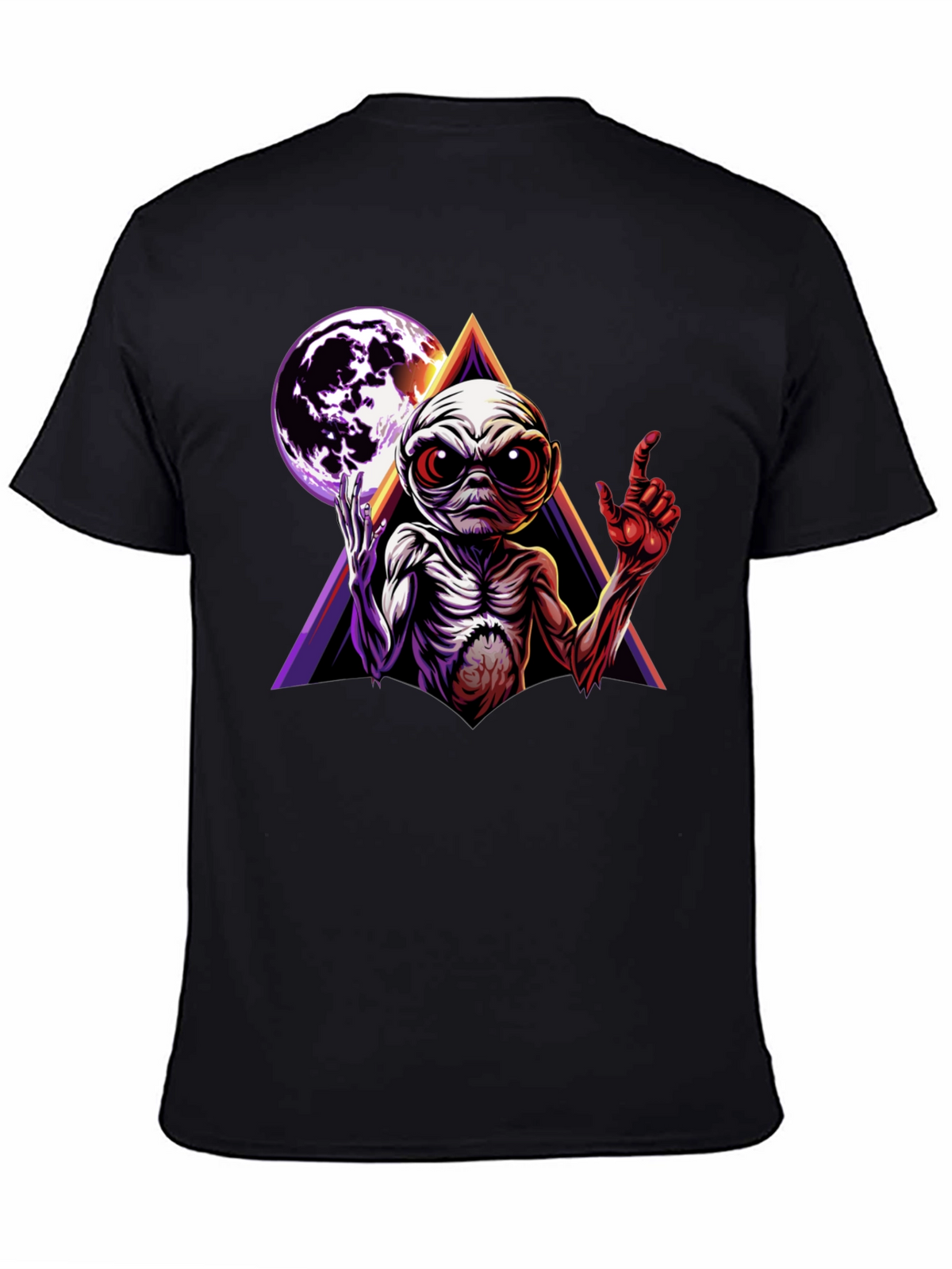 Alien Moon Triangle Graphic Tee