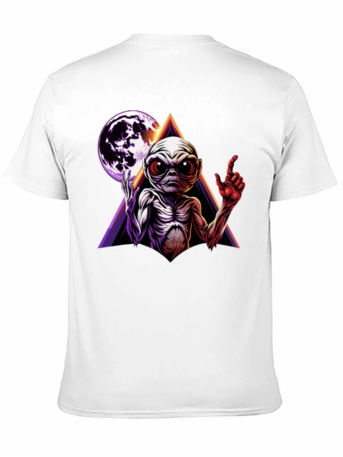 Alien Moon Triangle Graphic Tee