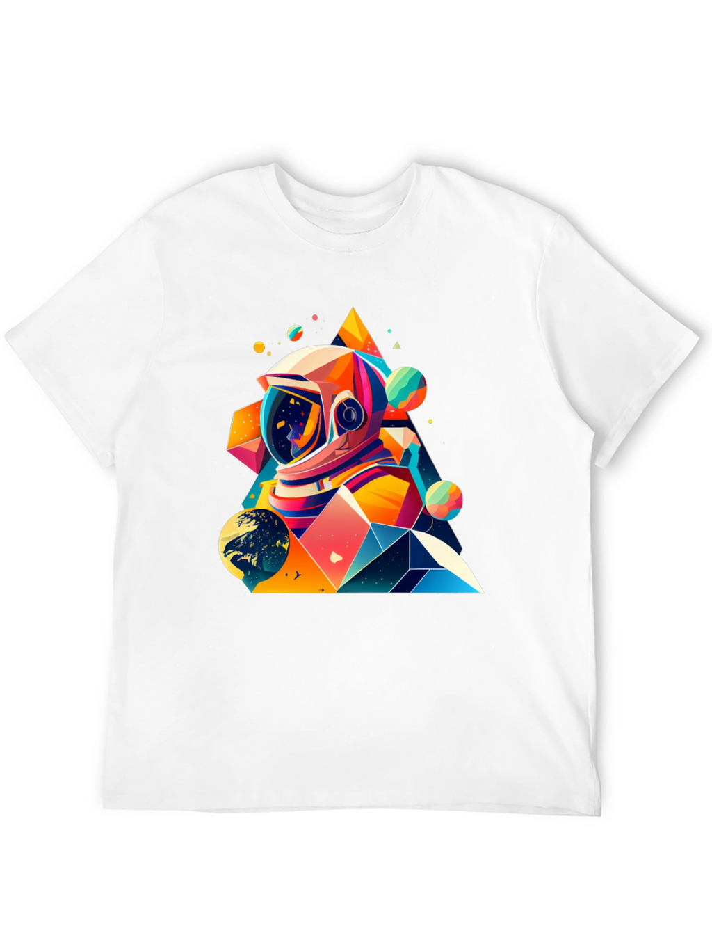 Astronaut Graphic Tee - Space Art T-Shirt