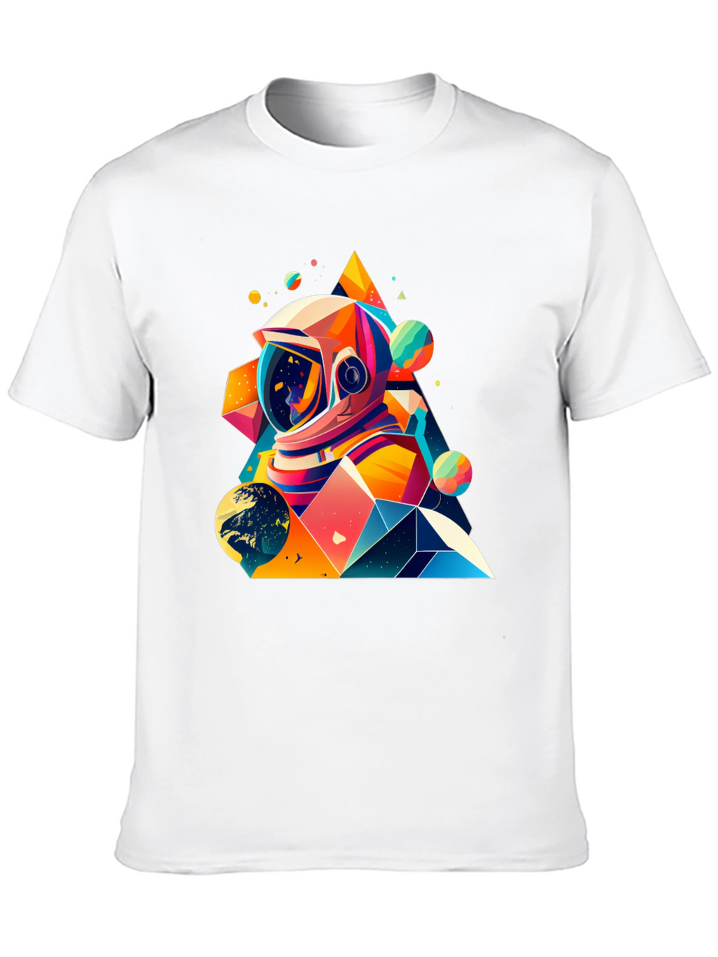 Astronaut Graphic Tee - Space Art T-Shirt