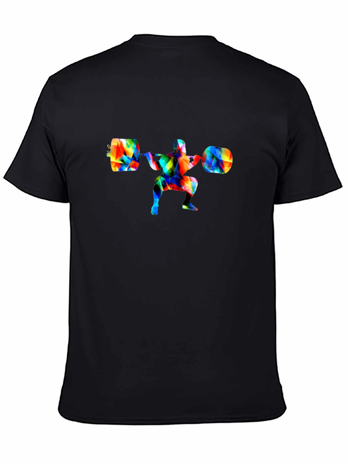 Colorful Weightlifting Squat T-Shirt