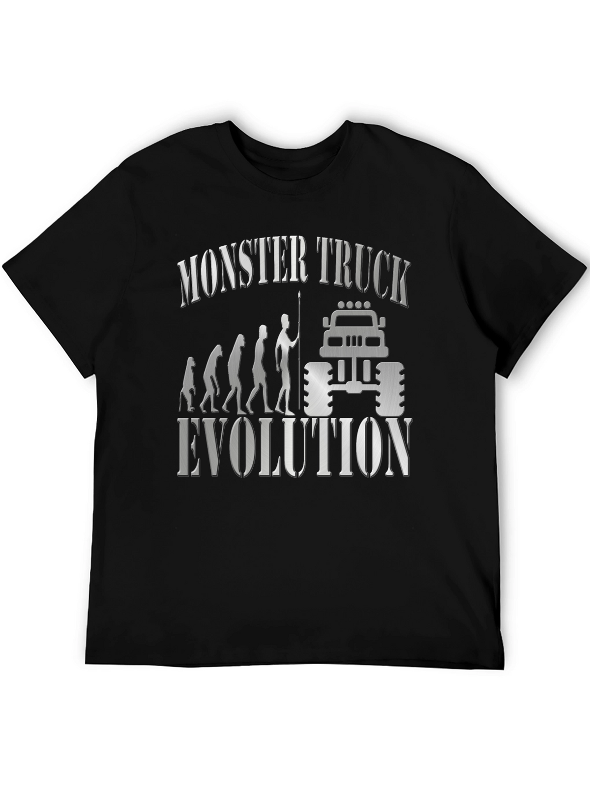 Monster Truck Evolution Graphic T-Shirt