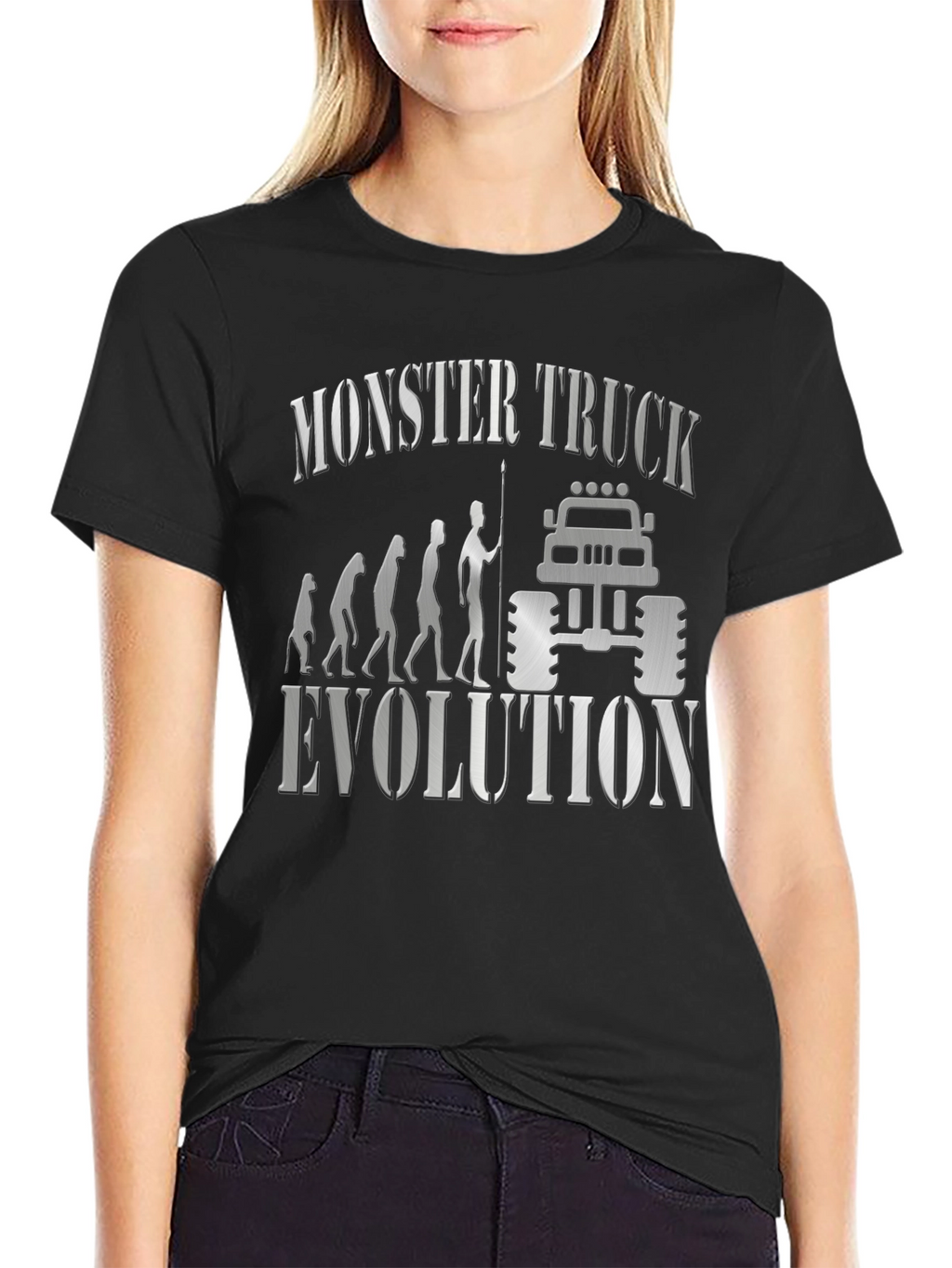 Monster Truck Evolution Graphic T-Shirt