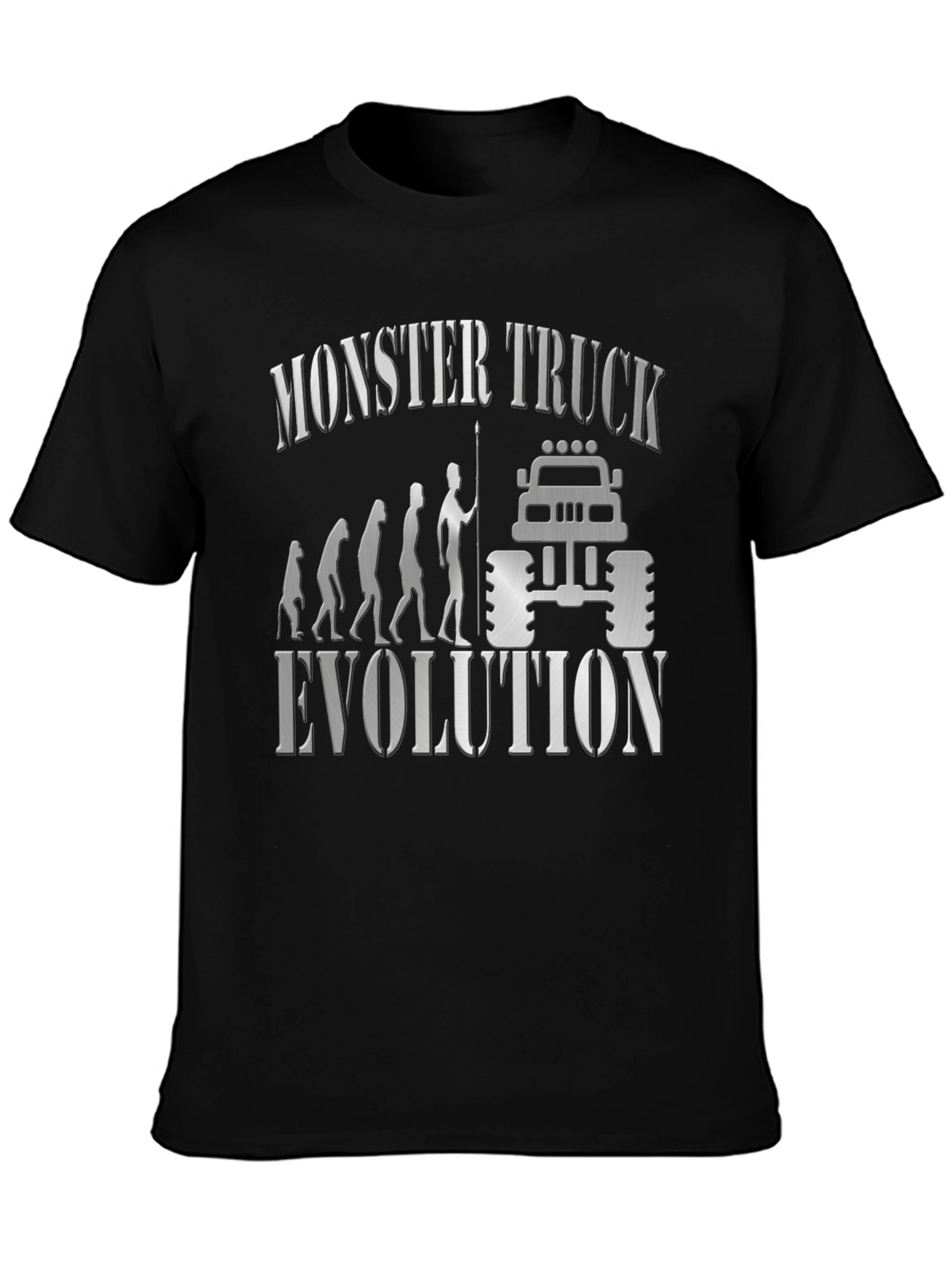 Monster Truck Evolution Graphic T-Shirt