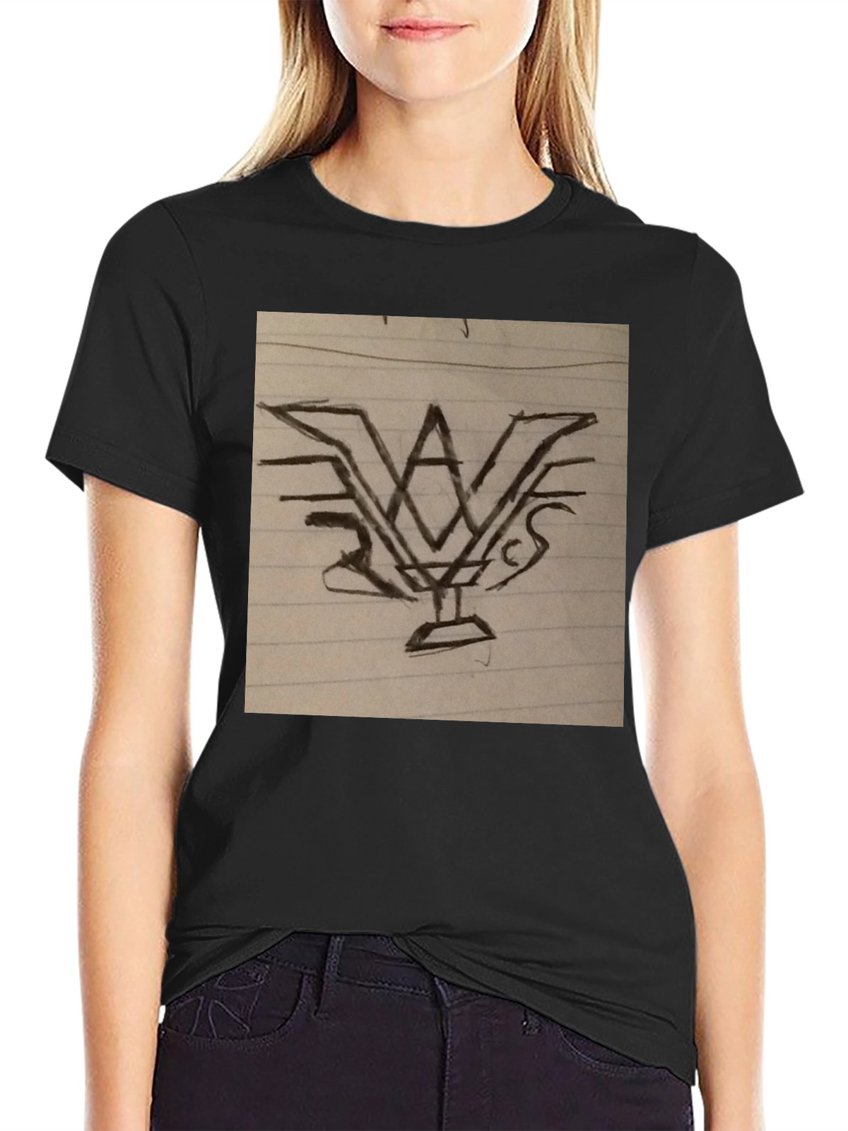 Abstract Graphic Print T-Shirt