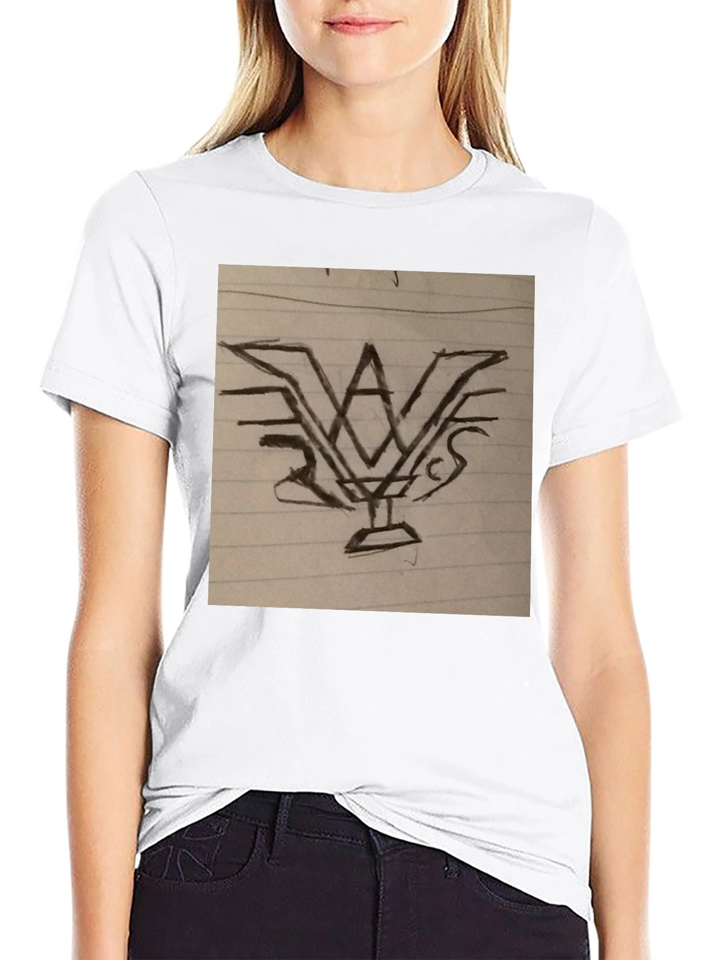 Abstract Graphic Print T-Shirt