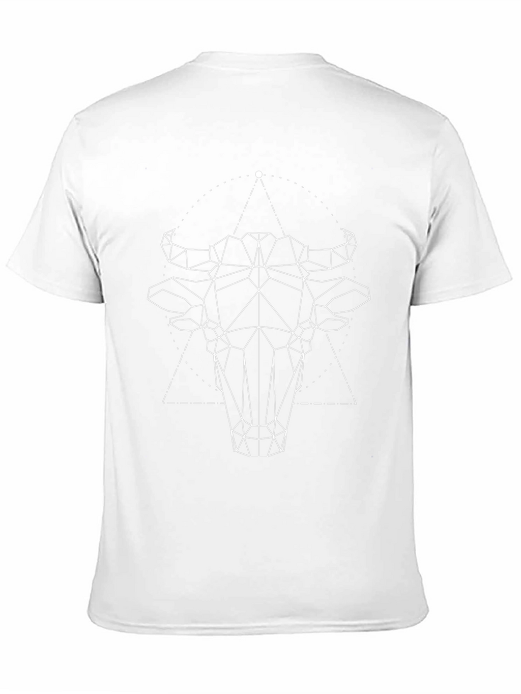 Geometric Bull Head Graphic Tee