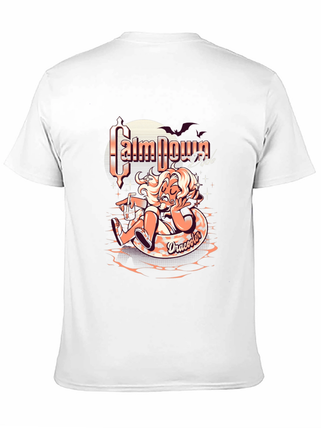 Calm Down Dude Dracooler Graphic T-Shirt