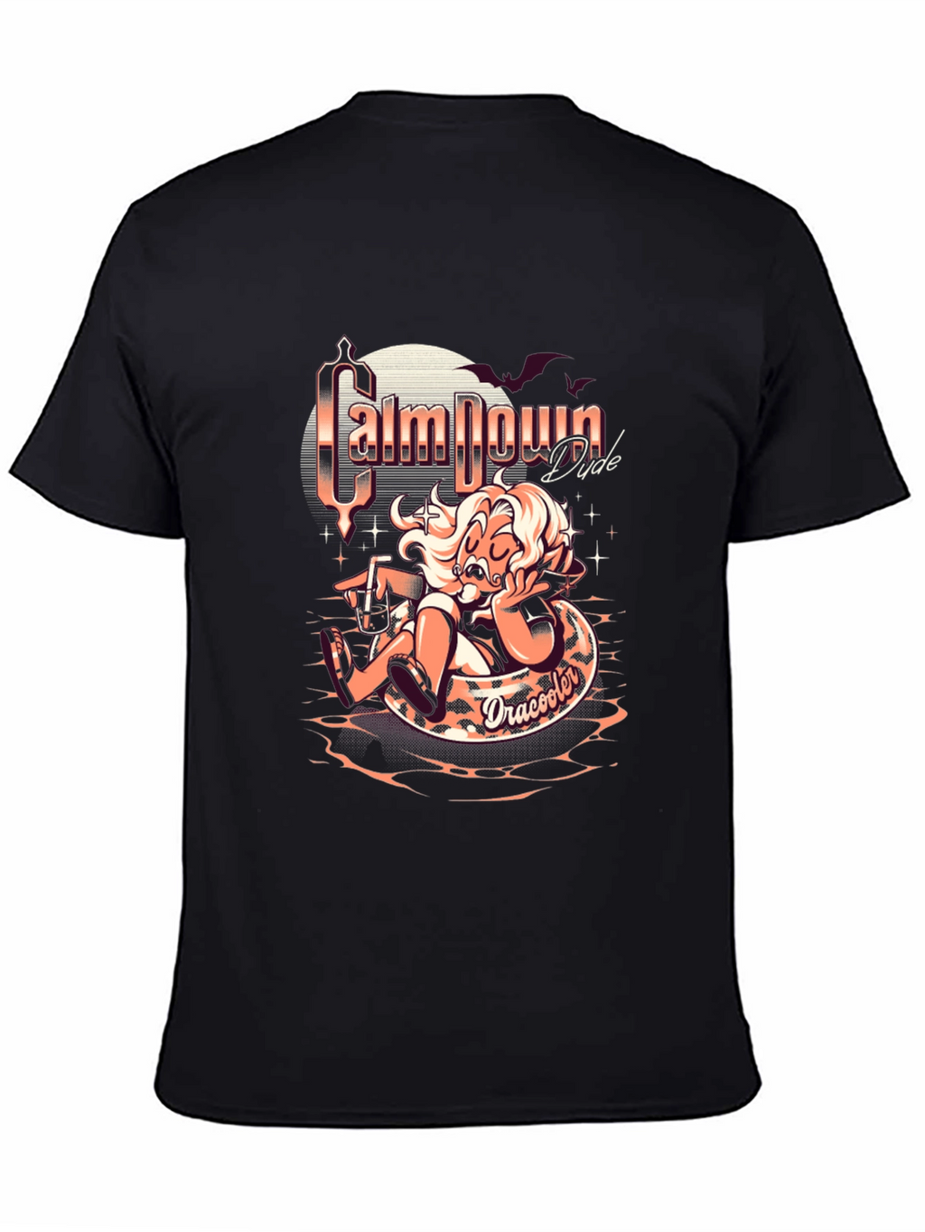 Calm Down Dude Dracooler Graphic T-Shirt