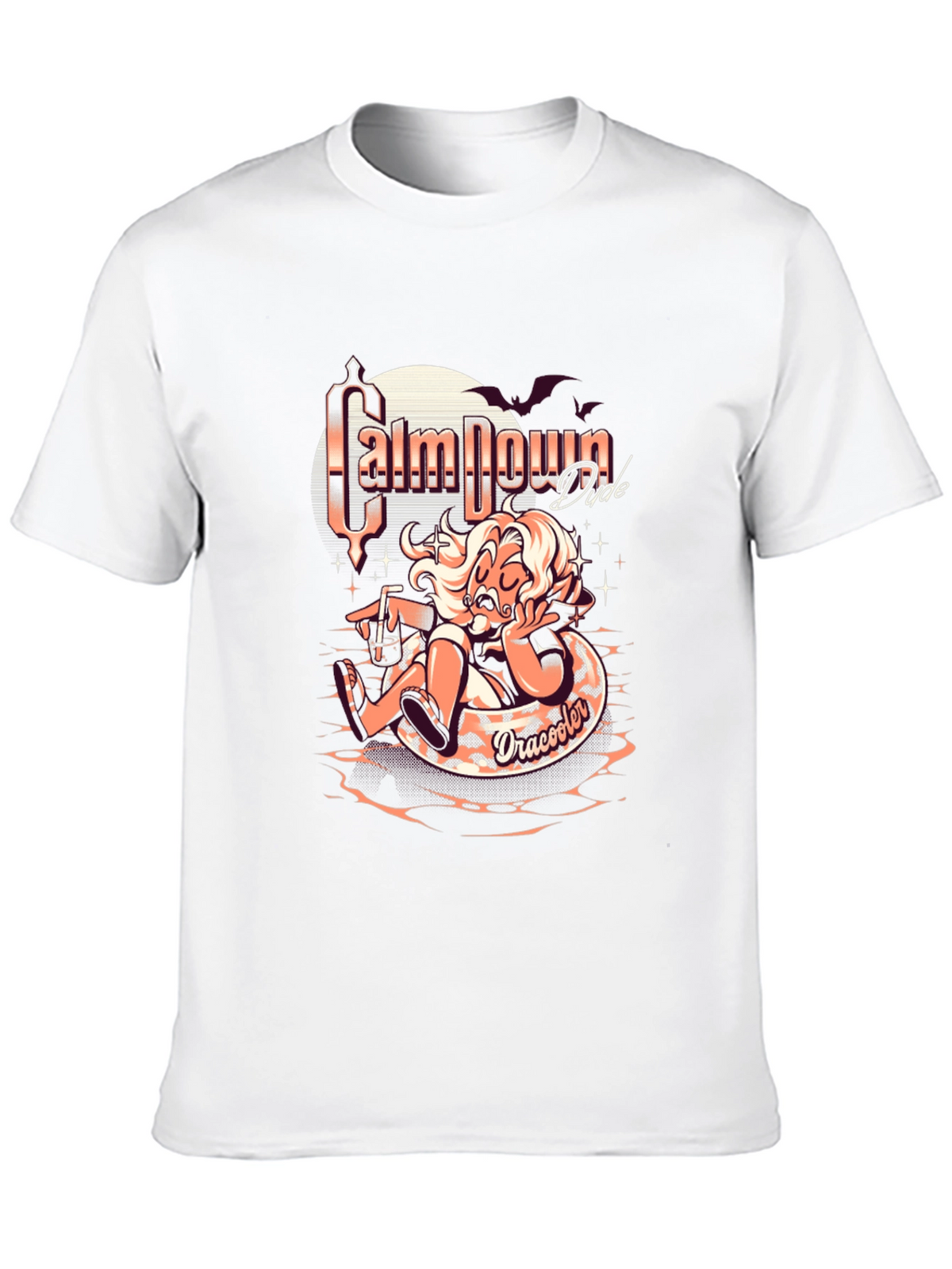 Calm Down Dude Dracooler Graphic T-Shirt