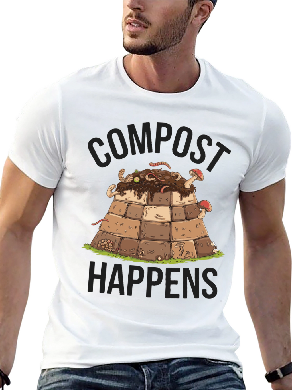 Compost Happens Graphic Tee