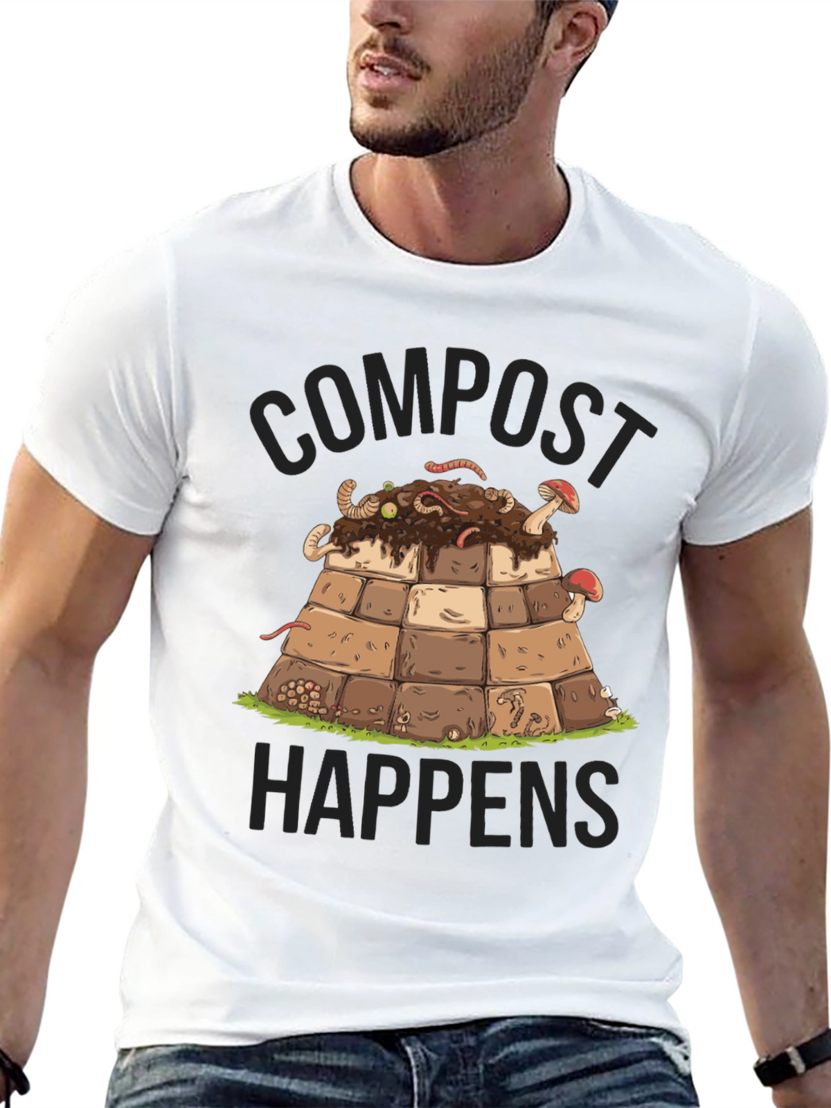 Compost Happens Graphic Tee