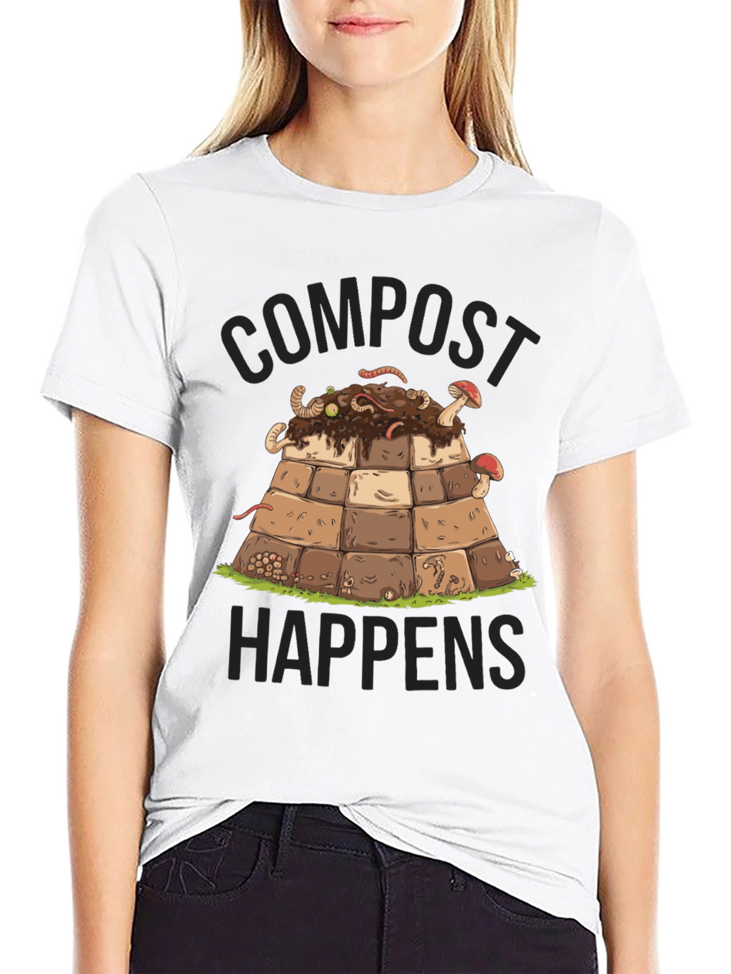 Compost Happens Graphic Tee