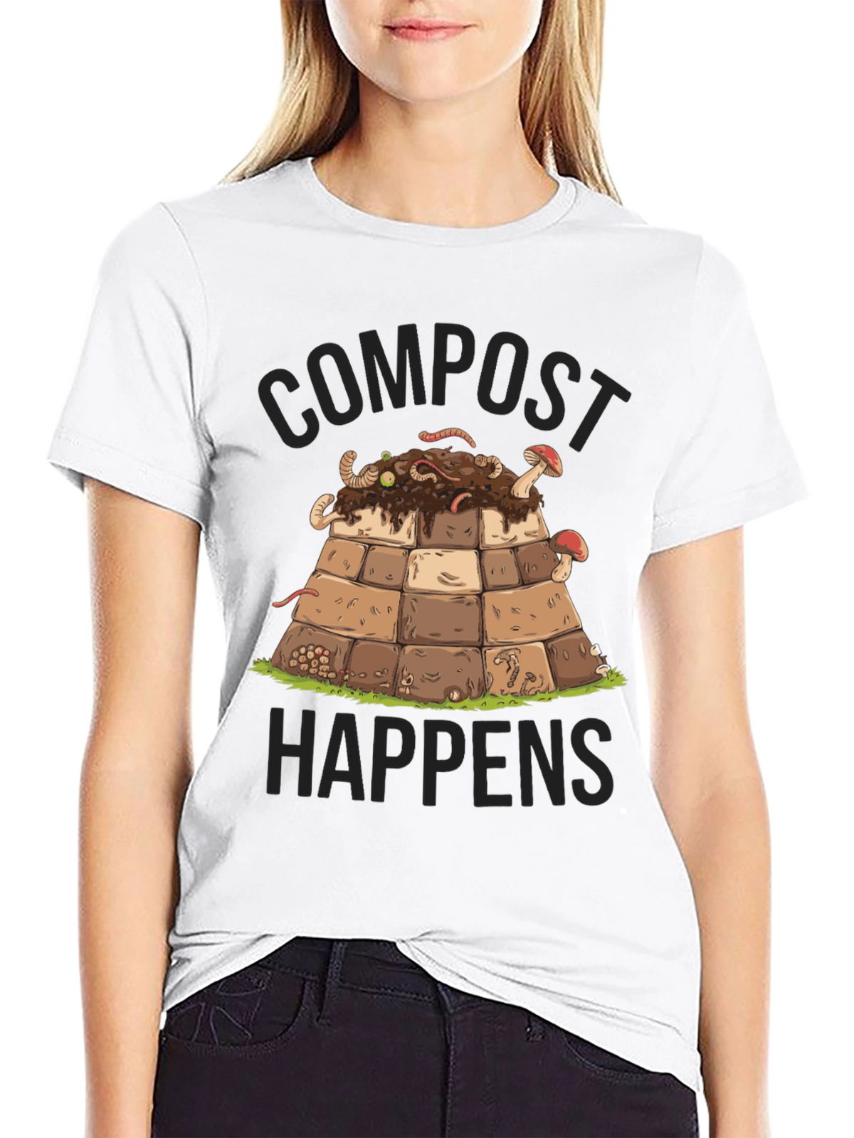 Compost Happens Graphic Tee