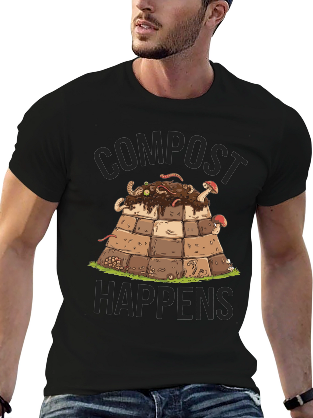 Compost Happens Graphic Tee