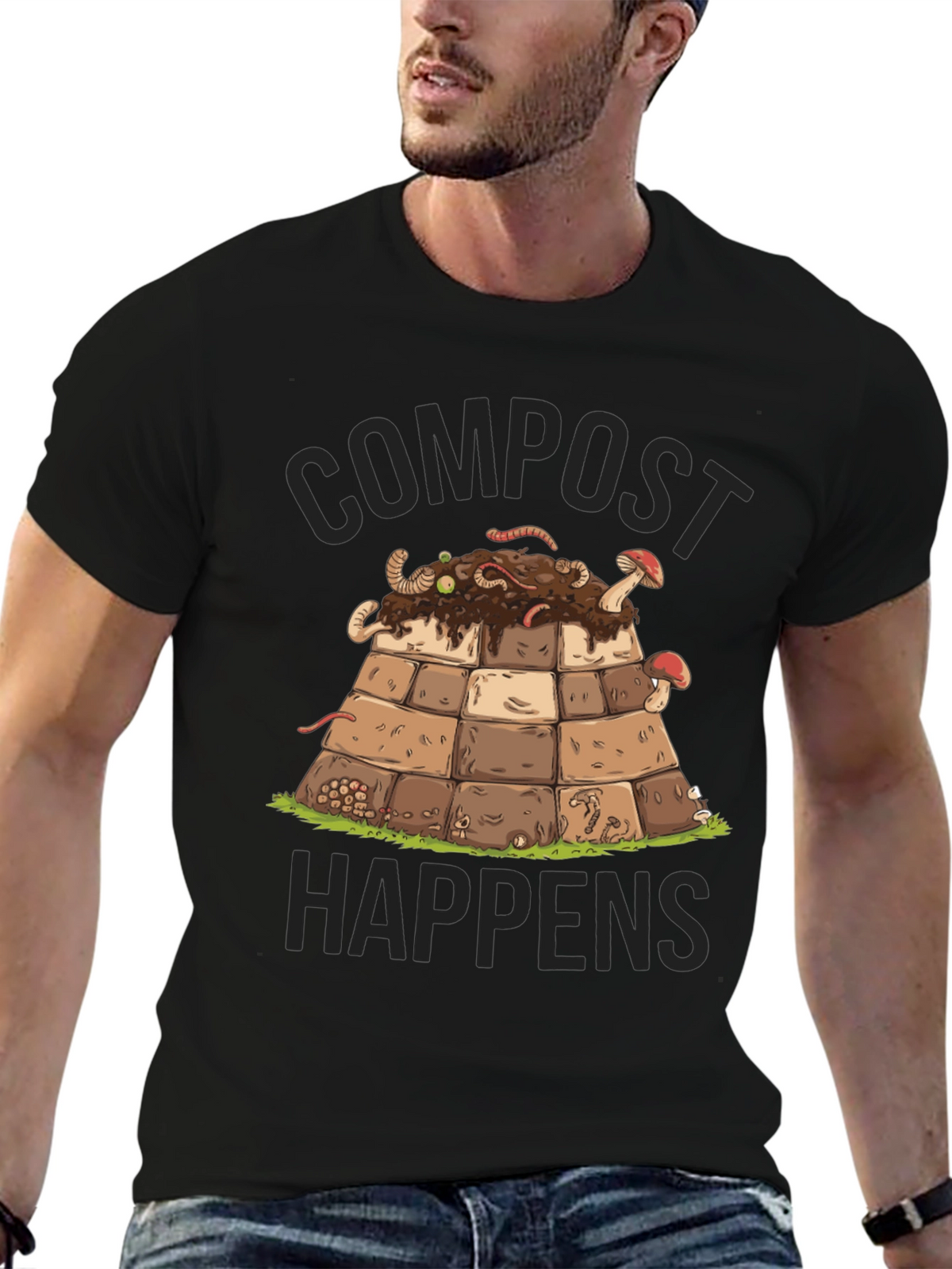 Compost Happens Graphic Tee