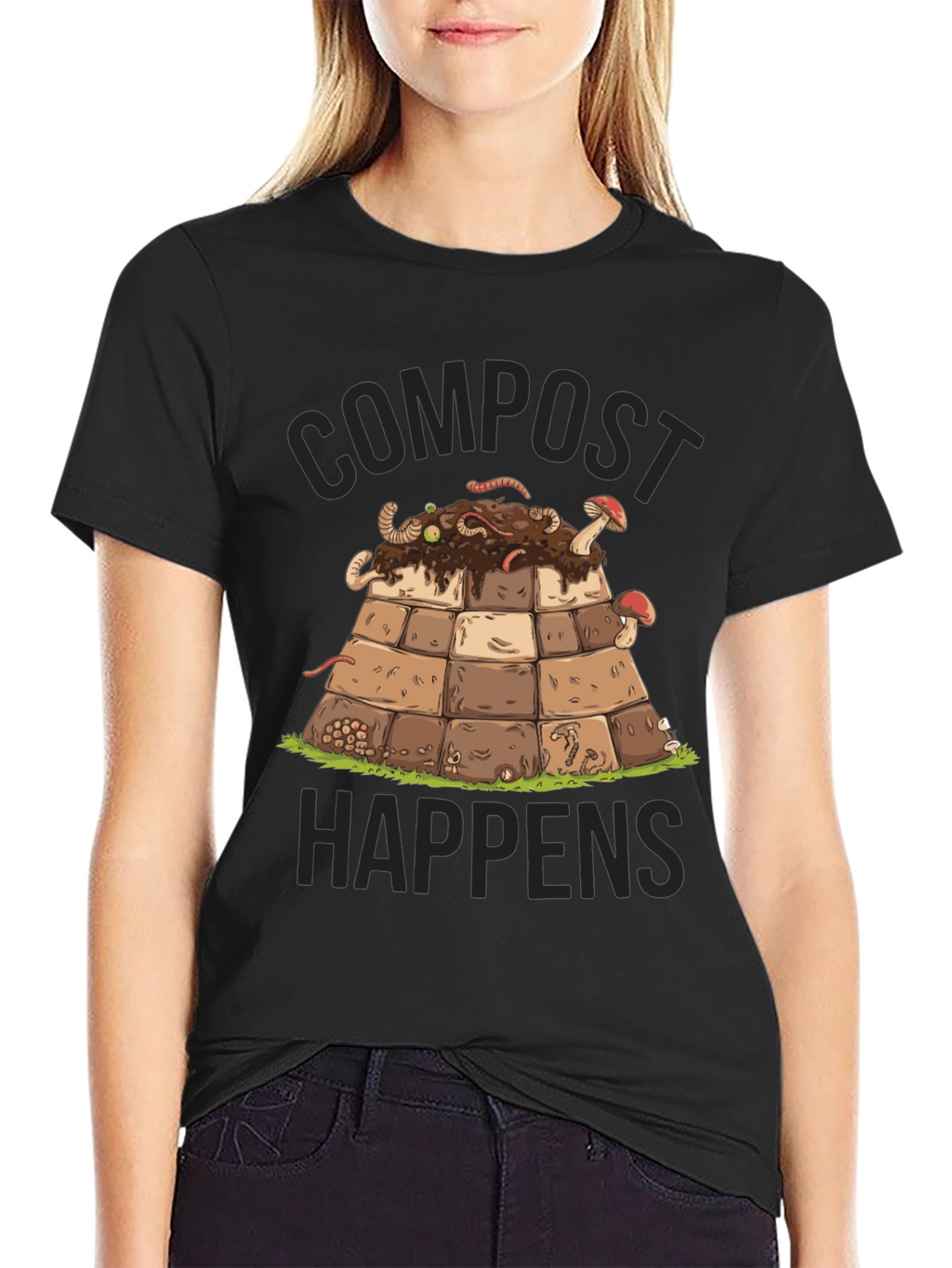Compost Happens Graphic Tee