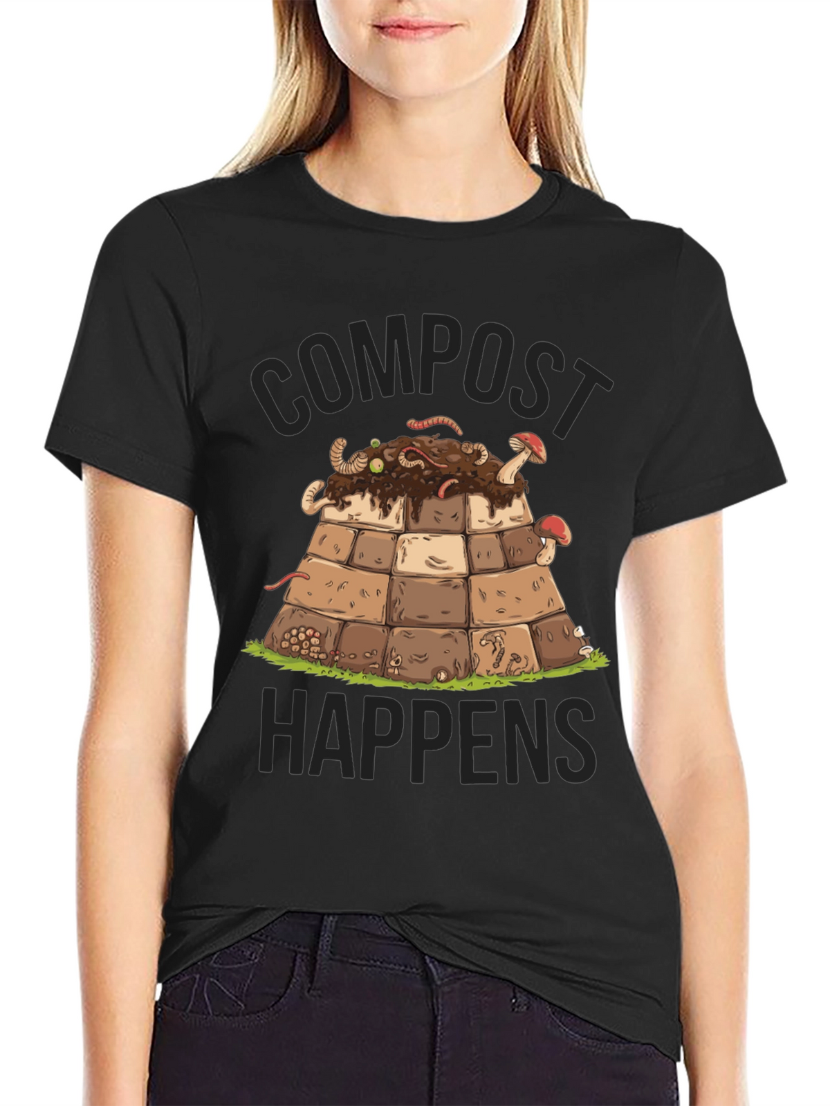 Compost Happens Graphic Tee