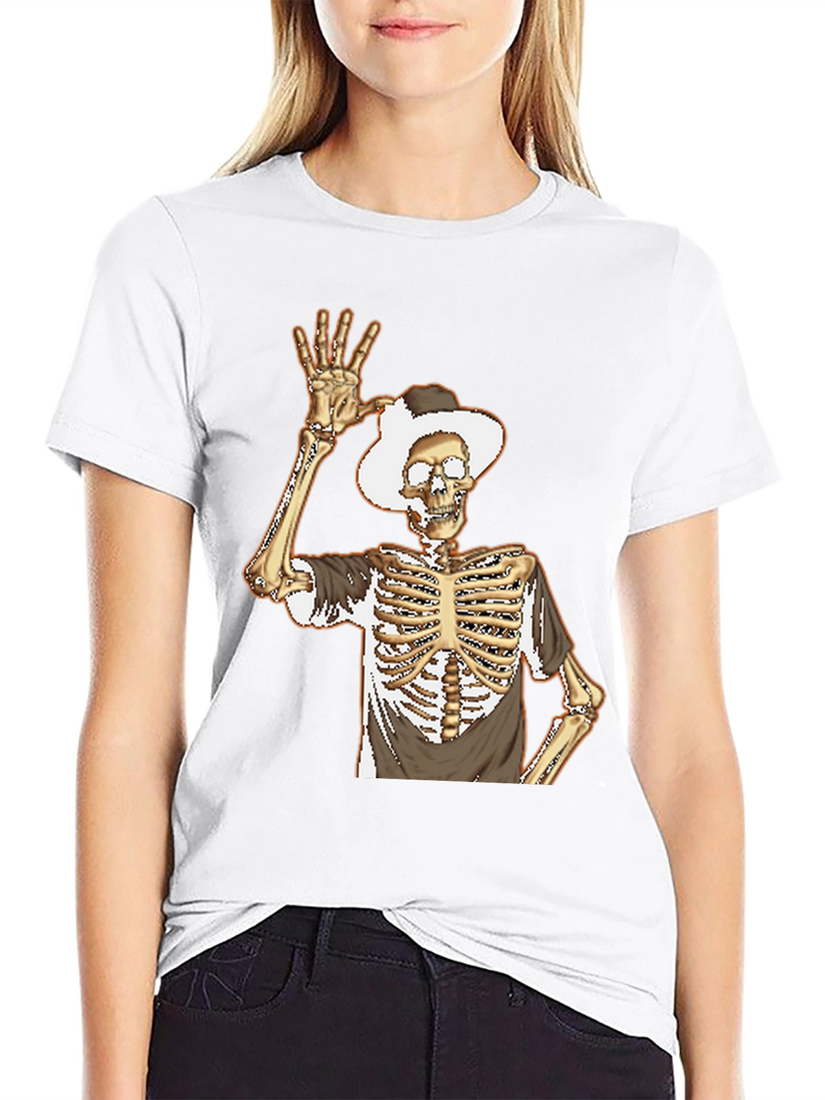 Skeleton Cowboy Graphic Tee