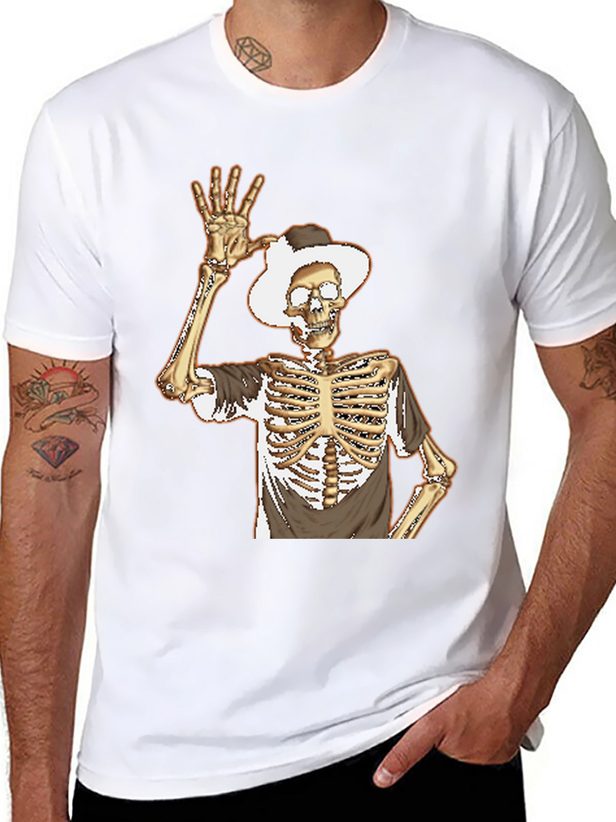 Skeleton Cowboy Graphic Tee