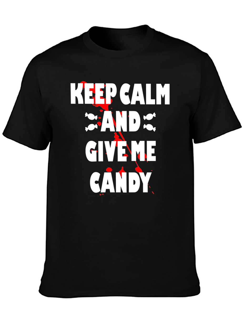 Keep Calm Give Me Candy T-Shirt - Halloween Tee
