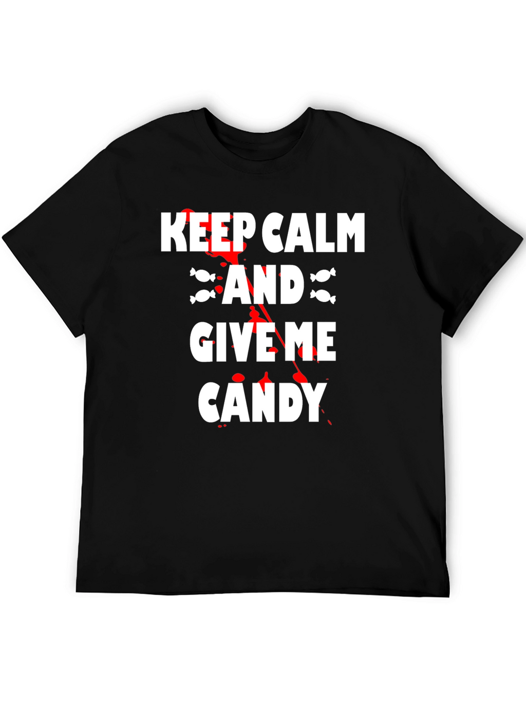 Keep Calm Give Me Candy T-Shirt - Halloween Tee