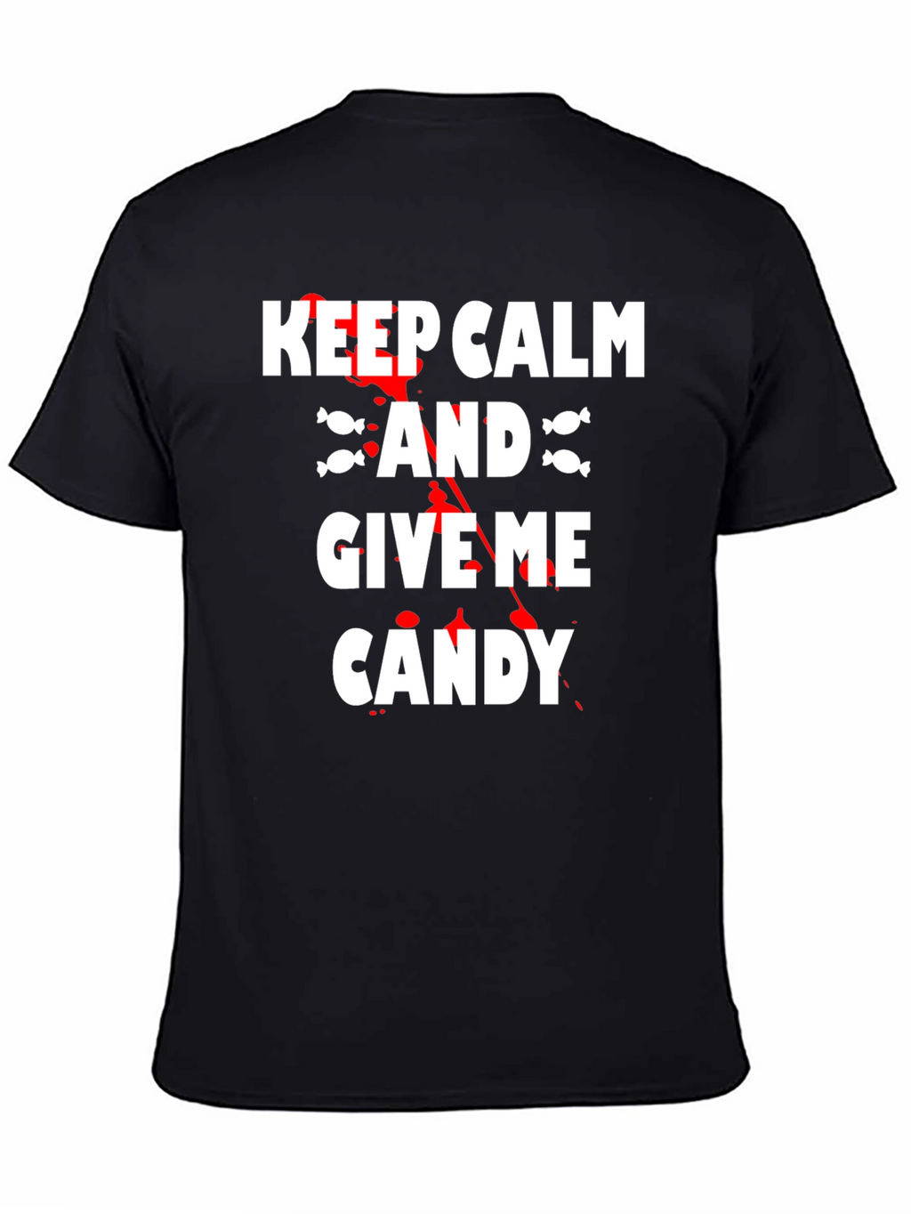 Keep Calm Give Me Candy T-Shirt - Halloween Tee