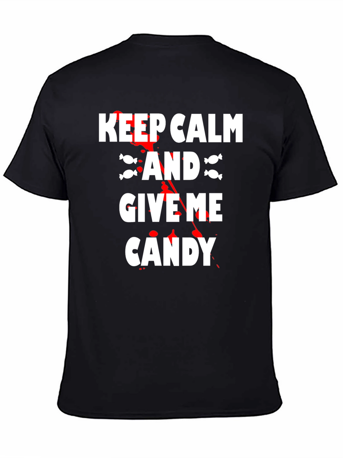 Keep Calm Give Me Candy T-Shirt - Halloween Tee