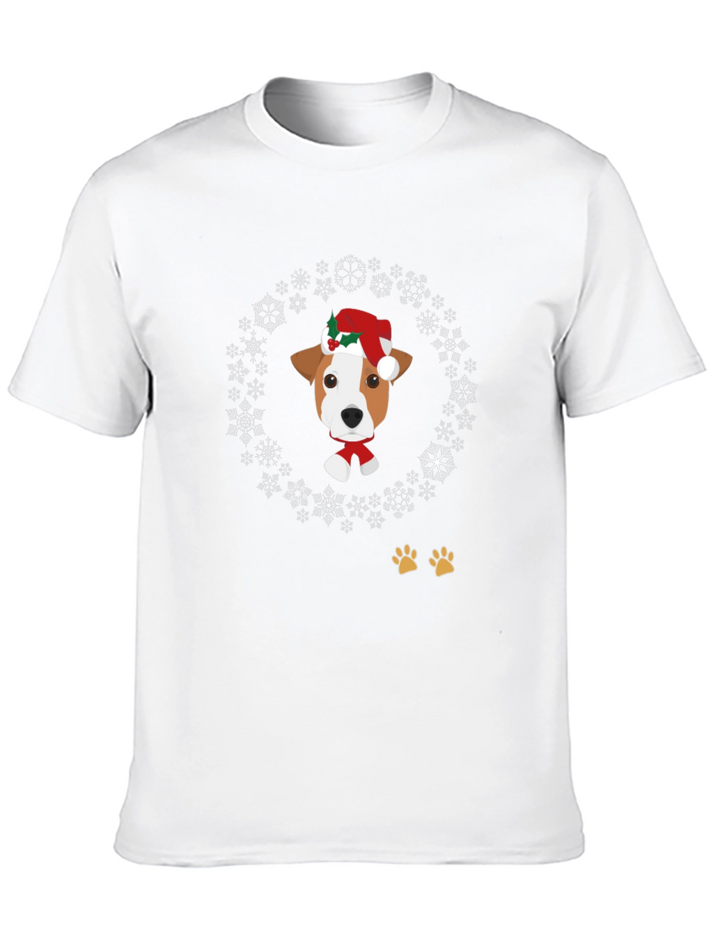 Festive Dog Snowflake T-Shirt