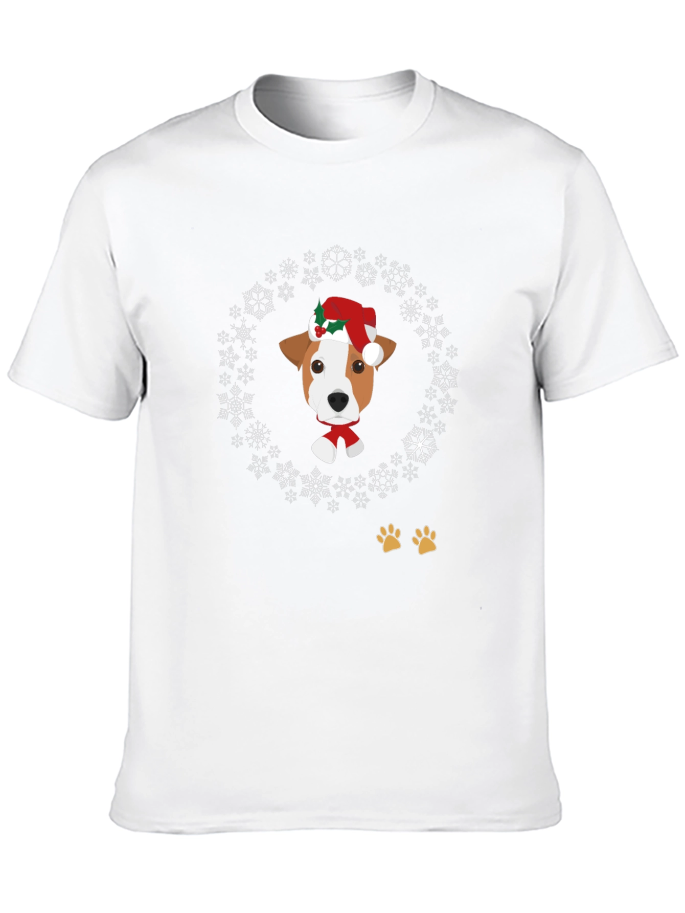 Festive Dog Snowflake T-Shirt