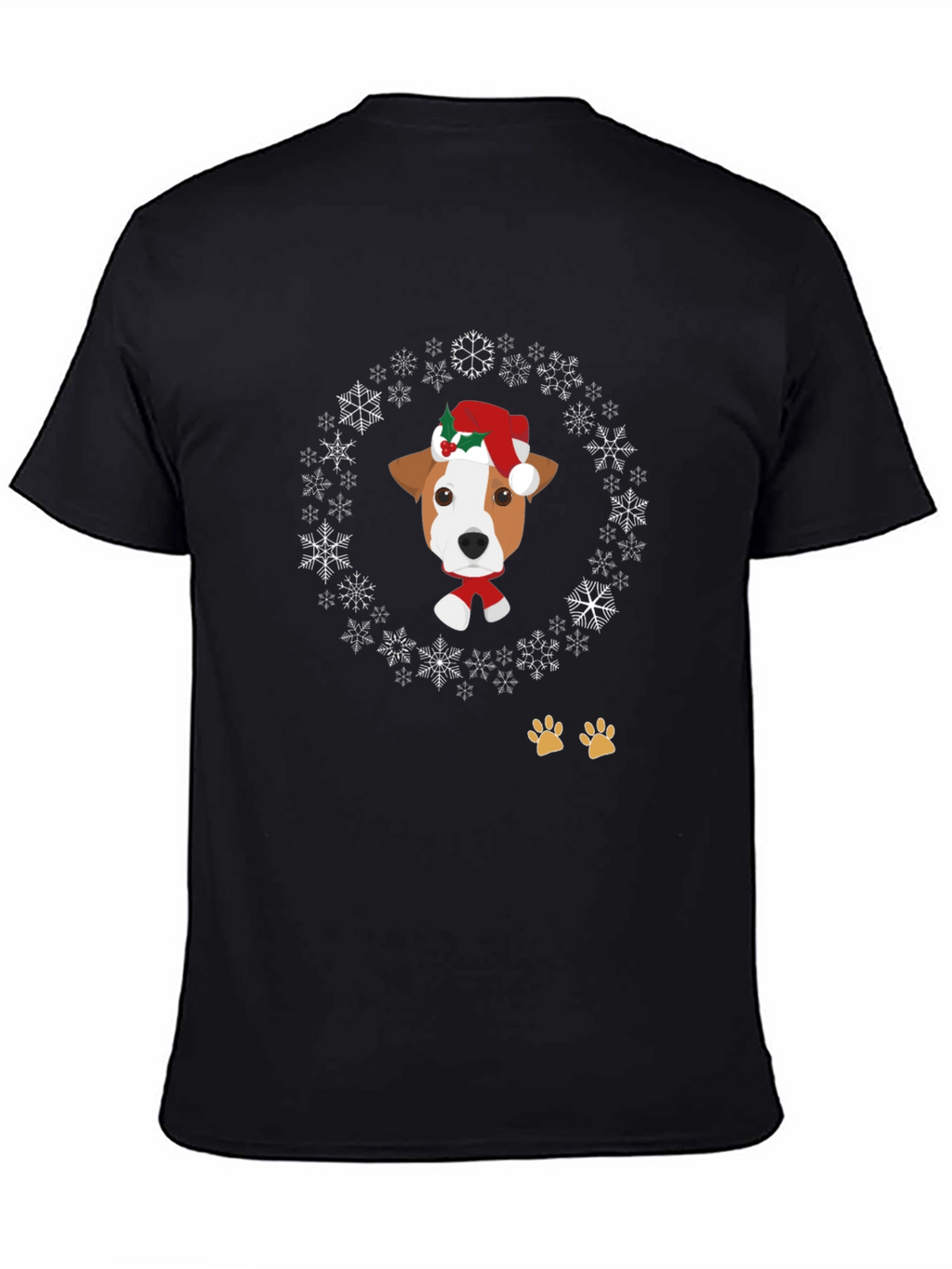 Festive Dog Snowflake T-Shirt