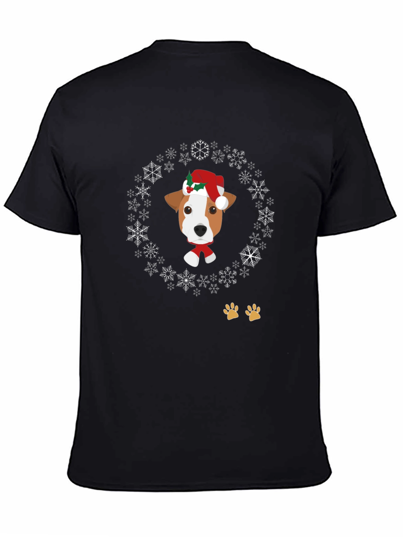 Festive Dog Snowflake T-Shirt