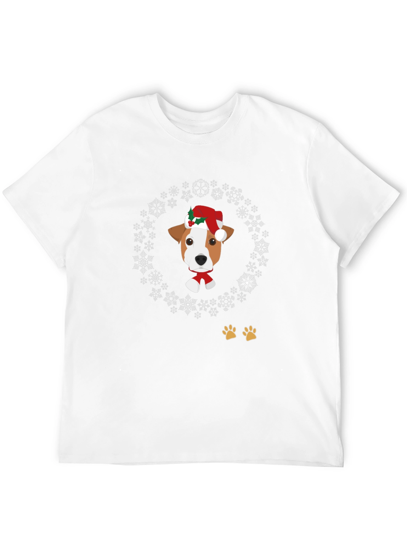 Festive Dog Snowflake T-Shirt