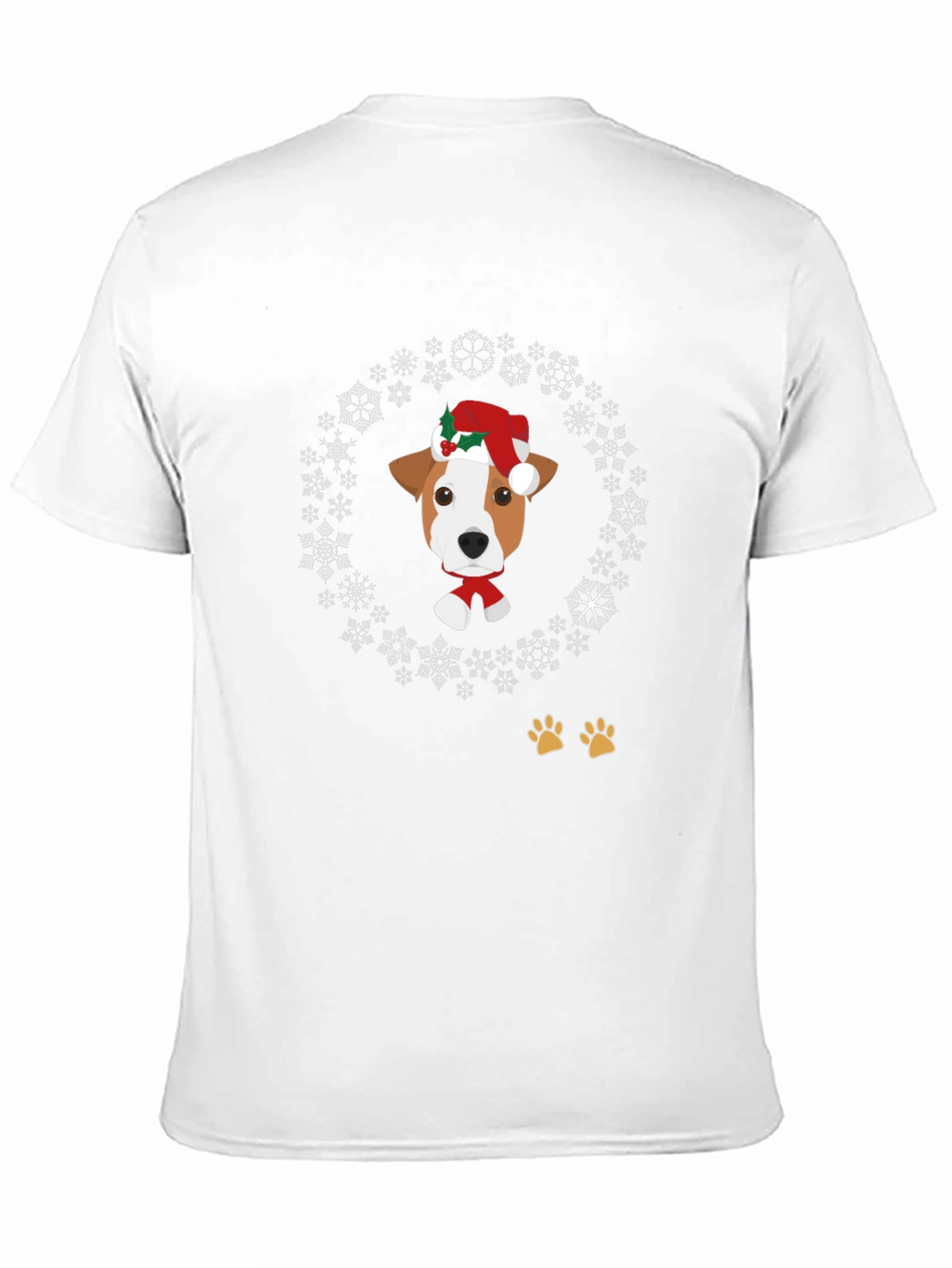 Festive Dog Snowflake T-Shirt