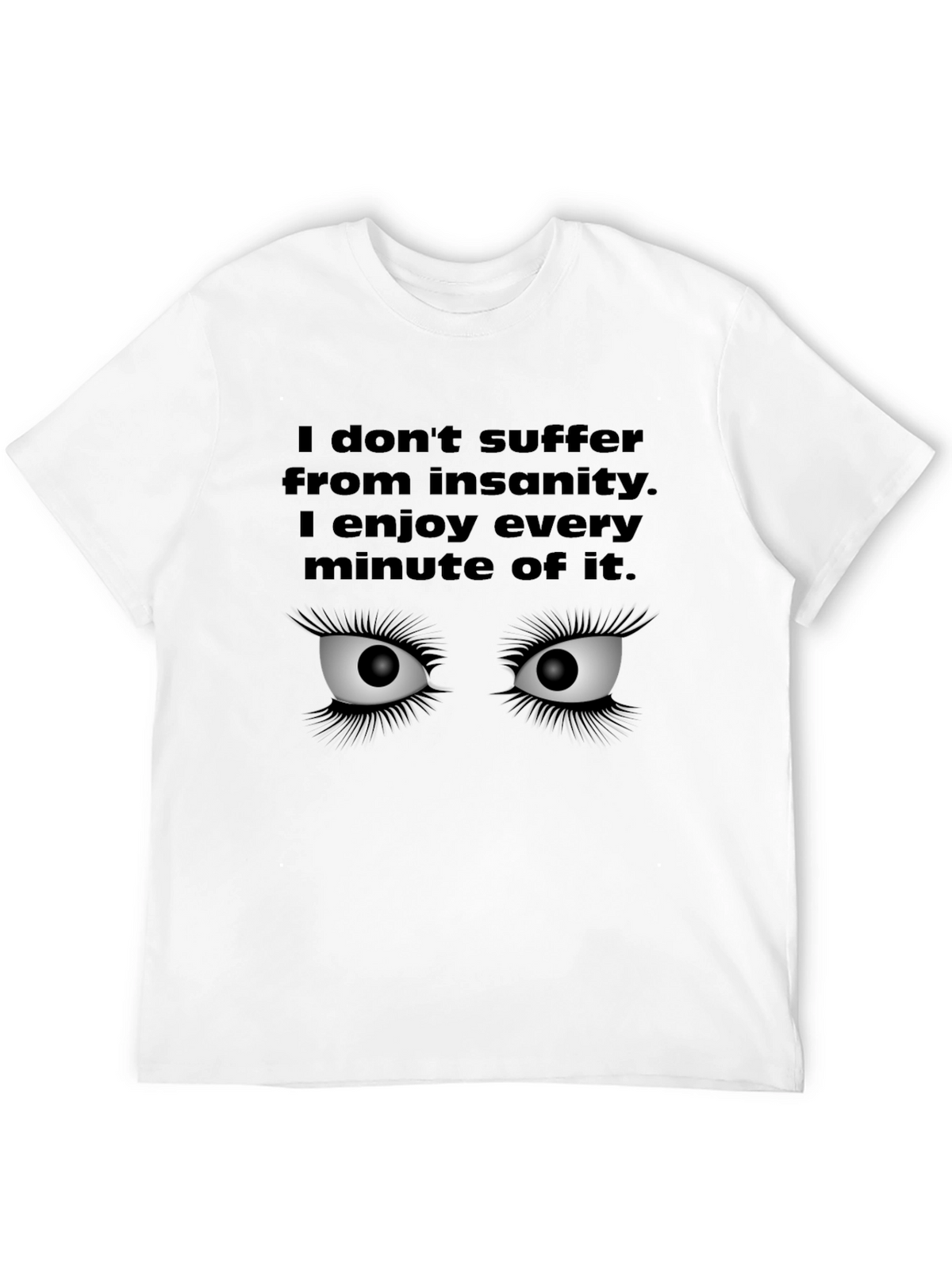 Insanity Enjoyer Black Graphic Tee