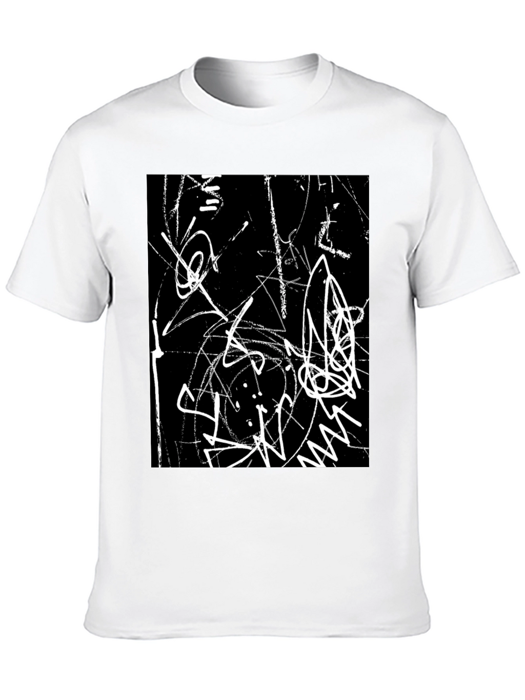 Abstract Art Black Graphic Tee