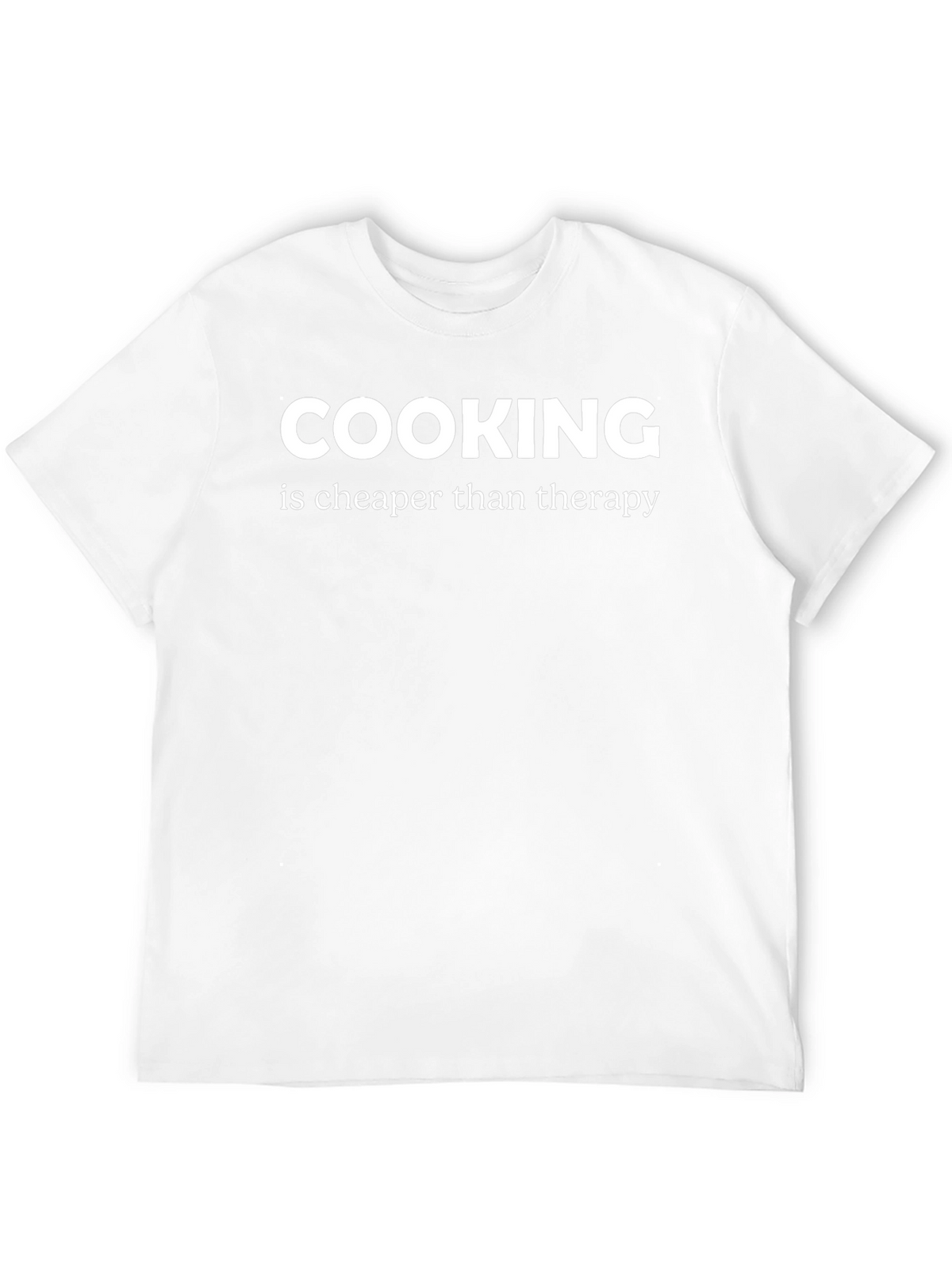 Cooking is Cheaper Than Therapy Graphic Tee
