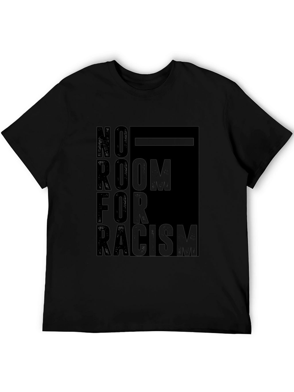 No Room For Racism Graphic Tee - Black